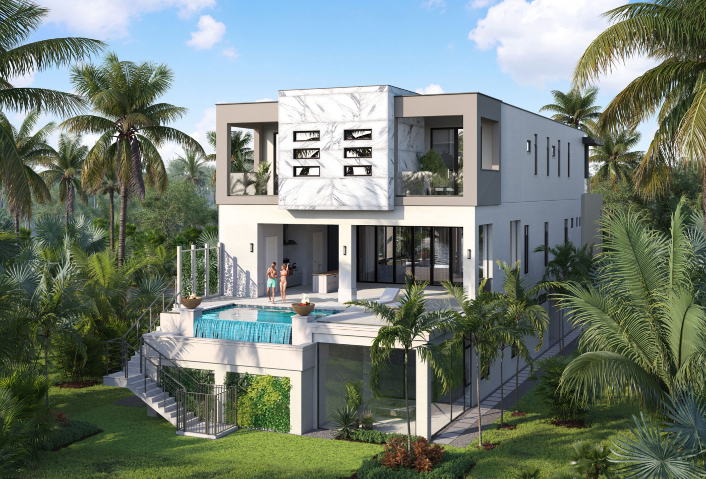 Positano Morris Residence Rear