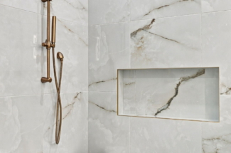 Nerano Lucca Miromar Lakes primary bathroom shower